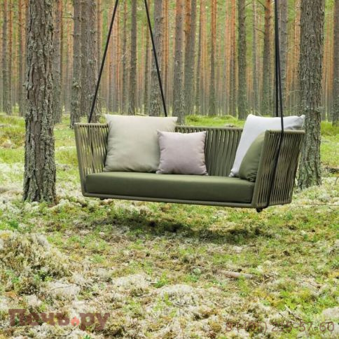 Диван-качели плетеный Kettal Bitta фото 8