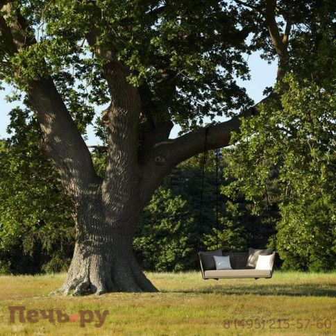 Диван-качели плетеный Kettal Bitta фото 9