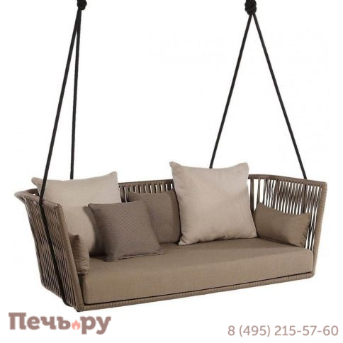 Диван-качели плетеный Kettal Bitta фото