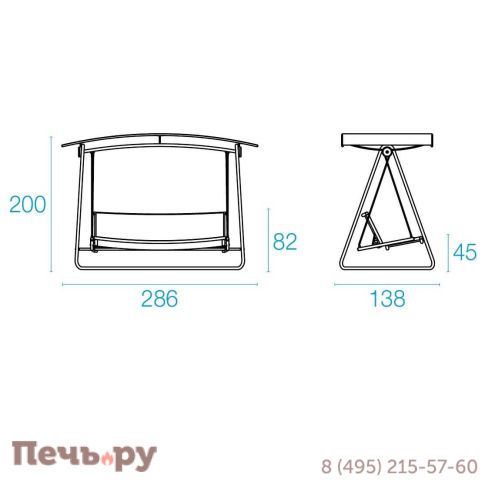 Диван-качели с подушкой EMU Reel фото 2