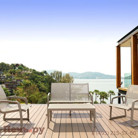 Диван пластиковый двухместный Siesta Contract Pacific Lounge фото 4