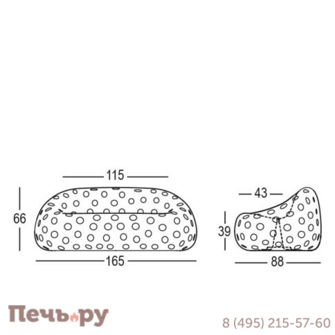 Диван пластиковый Plust Airball фото 3