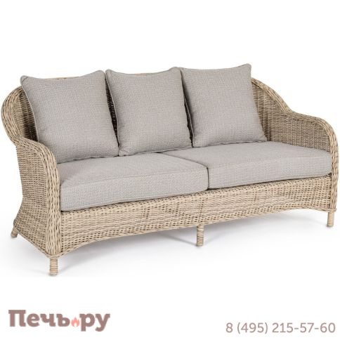 Диван плетеный с подушками Garden Relax Aditya фото