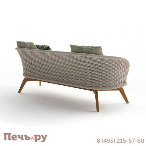 Диван плетеный с подушкой Atmosphera Ludo фото 6