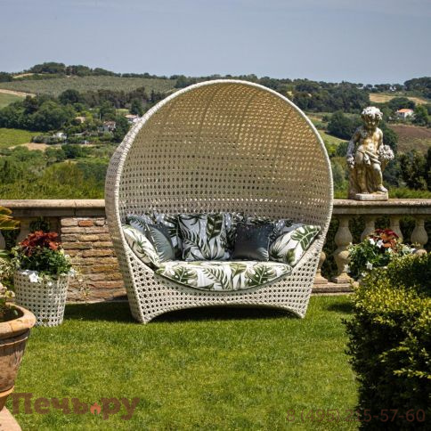 Диван плетеный с высокой спинкой DFN Altair фото