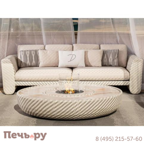 Диван плетеный трехместный DFN Twilight фото