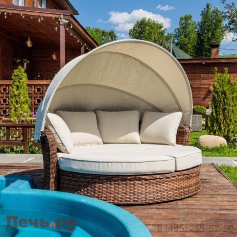 Диван-трансформер Violetta коричневый фото