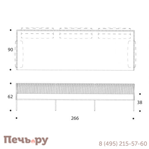 Диван двухместный плетеный Nodo Zip фото 7