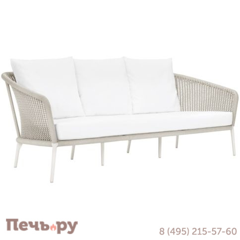 Диван трехместный плетеный с подушками JANUS et Cie Knot фото