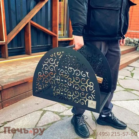 Дровница Искры костра Сиена фото 2