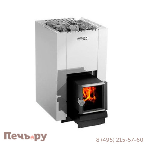 Дровяная банная печь Harvia Standart 16 SL Black фото