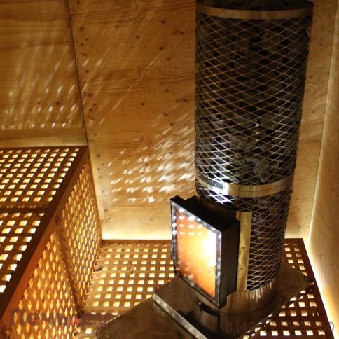 Дровяная печь для сауны IKI Kivi 2025 (дверца открывается налево) фото 3