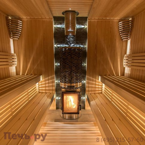 Дровяная печь для сауны IKI Kivi 2025 (дверца открывается налево) фото 4