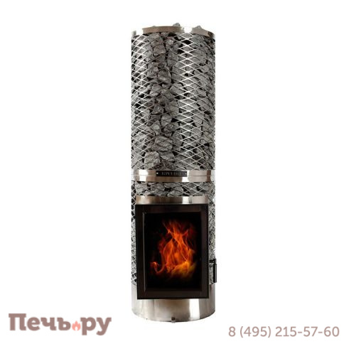 Дровяная печь для сауны IKI Kivi (дверца открывается налево) фото