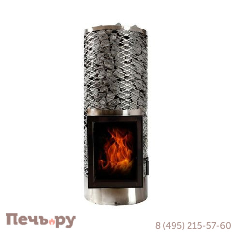 Дровяная печь для сауны IKI Kivi jr (дверца открывается налево) фото