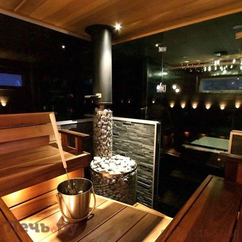 Дровяная печь для сауны IKI SL 2025 фото 3