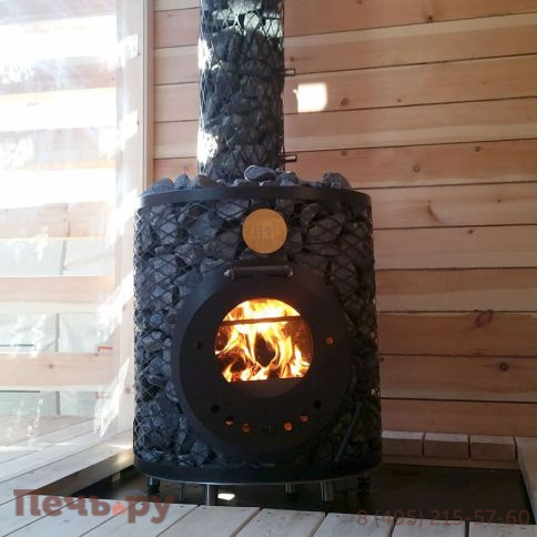Дровяная печь для сауны IKI SL 2025 фото 5