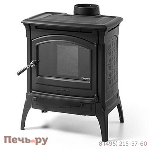 Дровяная печь Hergom Craftsbury черная фото 2