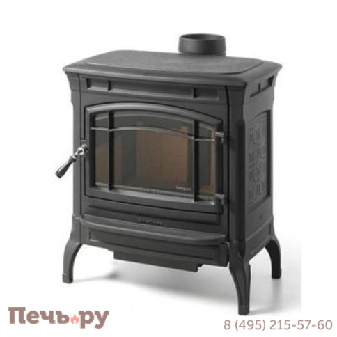 Дровяная печь Hergom Shelburne черная фото 3