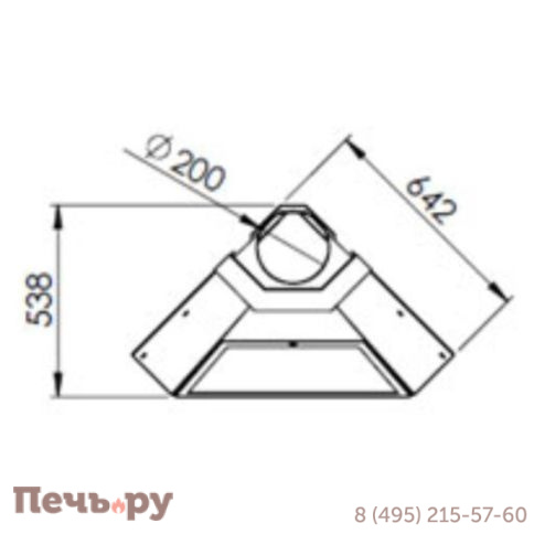 Дровяной камин Traforart Arion Rincon, подвесной фото 4