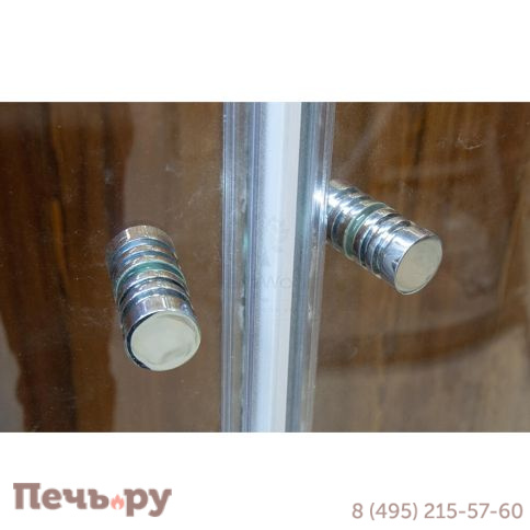 Душевая кабина BentWood из дерева со стеклянными дверцами, 0,95Х1,2 H=2,0, лиственница, толщина - 28 мм. фото 5