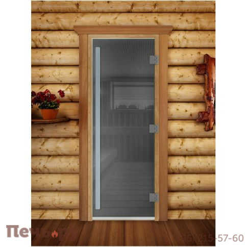 Дверь DoorWood Престиж Графит 2000x800 фото