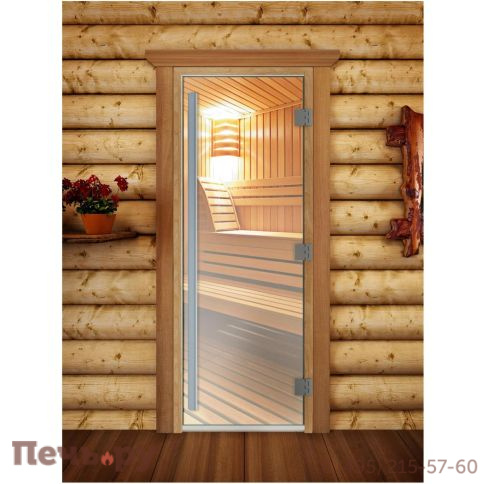 Дверь DoorWood Престиж Прозрачная 1900x800 фото