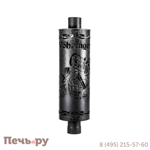 Дымоход - конвектор Ферингер с резной корзиной д.115, высота 0,7м фото 5