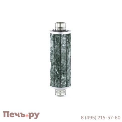 Экономайзер ИзиСтим Д-120 Мини в кожухе из природного камня, высота 500 мм фото 2