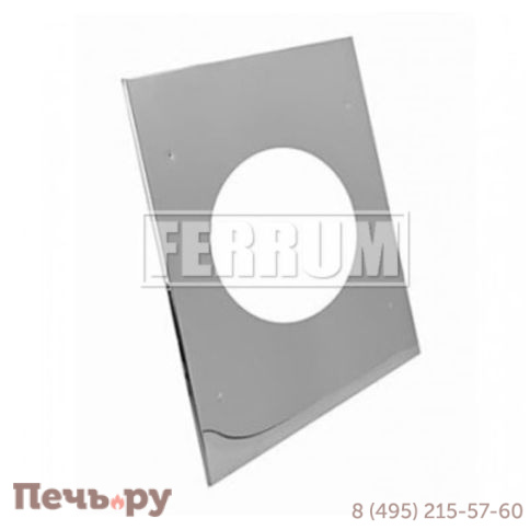 Экран защитный Феррум 480х480 с отверстием (AISI 430/ 0.5) фото