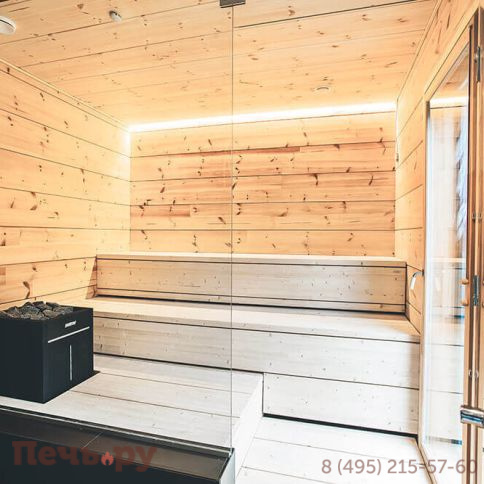 Электрическая печь Harvia Virta Combi HL90SA Black (без пульта) фото 2