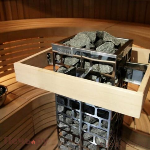 Электрическая печь SAWO Cubos (CUB3-45Ni2-P), без пульта, встр. блок мощности, 4,5 кВт, нерж. сталь фото 5