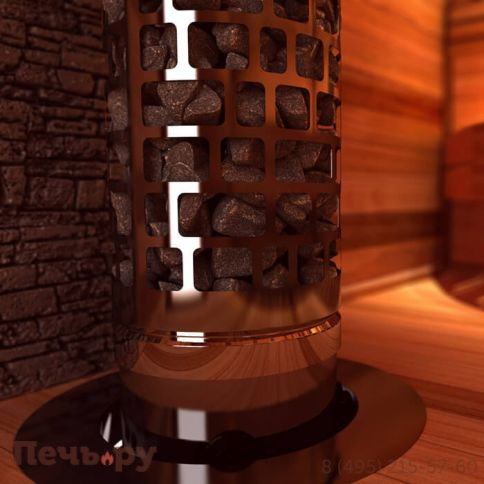 Электрическая печь SAWO Tower Aries круглая ARI6-180NS-P (требуется панель управления и блок мощности) фото 6