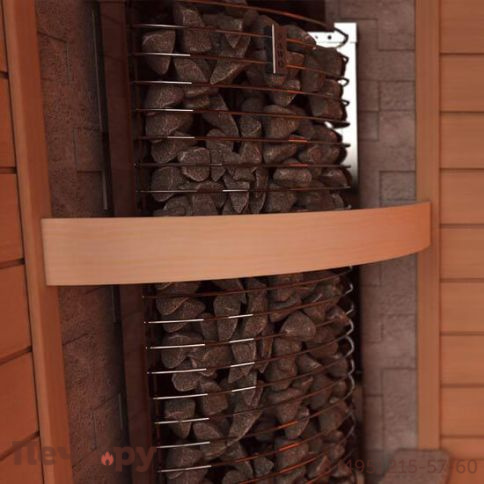 Электрическая печь SAWO Tower угловая TH3-45Ni2-CNR-P (со встроенным блоком мощности Saunova 2.0, панель управления не включена) фото 3