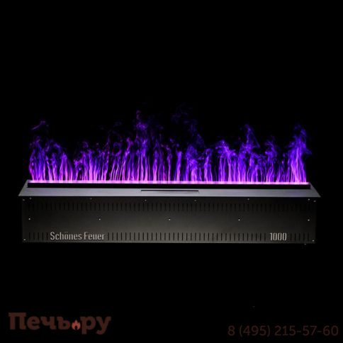 Электрический паровой камин Schones Feuer 3D FireLine 1000 RGB  фото 5