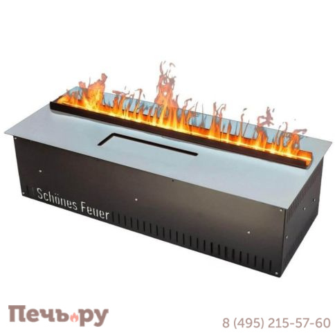 Электрический паровой камин Schones Feuer 3D FireLine 600 Pro со стальной крышкой фото 10