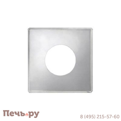 Фланец 320мм х 320мм Дымок 120мм, 0,5 мм фото