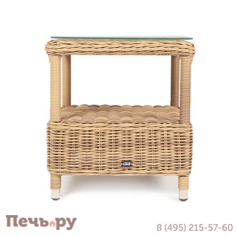 Форио 4SiS столик кофейный из искусственного ротанга, цвет соломенный фото 7