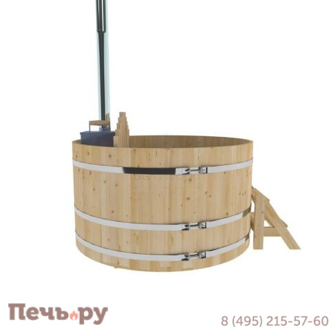 Фурако BentWood из кедра, с внутренней печкой, d=1.8 м, толщина 34 мм., стандартное исполнение фото 11