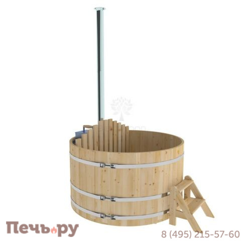 Фурако BentWood из кедра, с внутренней печкой, d=1.8 м, толщина 34 мм., стандартное исполнение фото