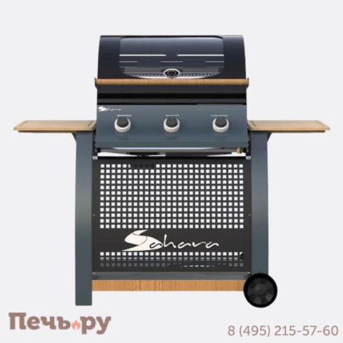 Газовый гриль Sahara S350 3B BBQ Smokey Teal фото