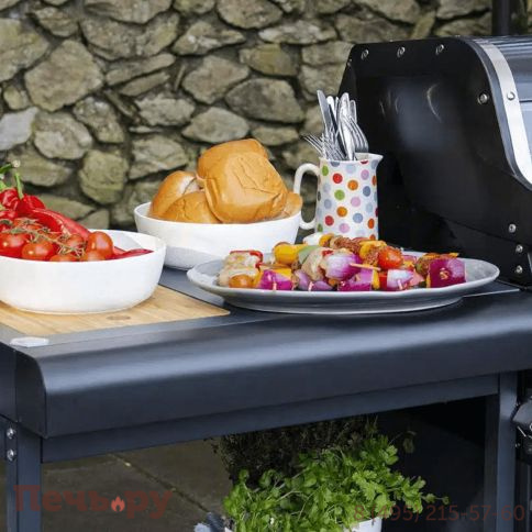 Газовый гриль Sahara X475 4 B BBQ Trolley Smokey Teal фото 15