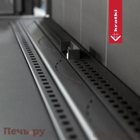 Газовый камин Kratki Pro LEO/LP/100/TUNEL/G20 (магистральный газ) фото 8