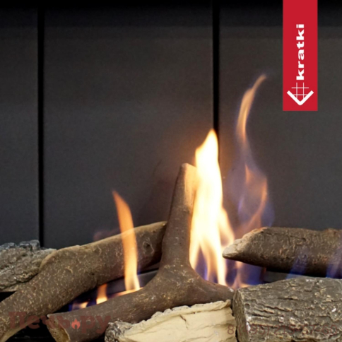 Газовый камин Kratki Pro LEO/LP/100/TUNEL/G31/37MBAR (баллонный газ) фото 4