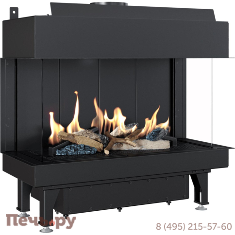 Газовый камин Kratki Pro LEO/LP/70/G20 (магистральный газ) фото