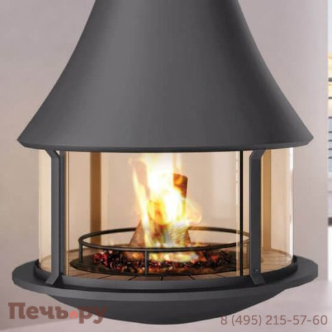 Готовый камин Bordelet Zelia 908 центральный со стеклом фото 5