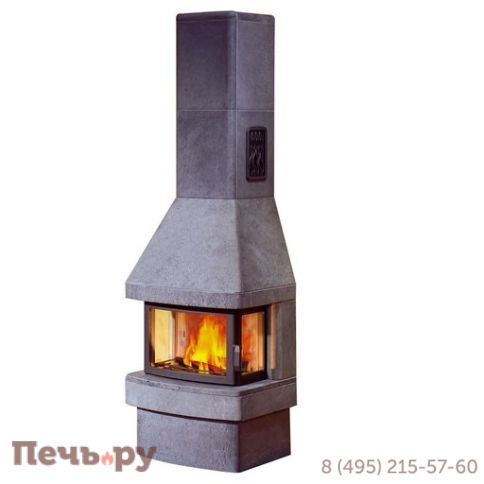 Готовый камин Contura 470T:20 низкая фото