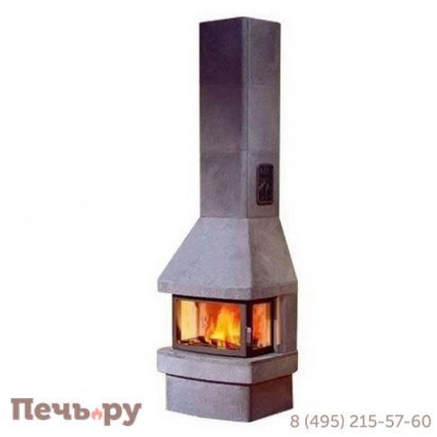 Готовый камин Contura 470T высокая фото