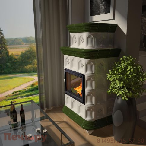 Готовый камин КимрПечь Истра пристенный-двухъярусный фото 29