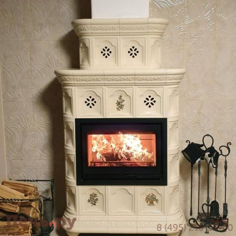 Готовый камин КимрПечь Истра пристенный-двухъярусный фото 31